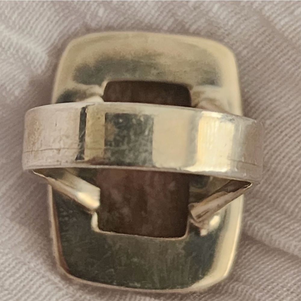 New Solid Sterling Silver Opal Ring - image 3